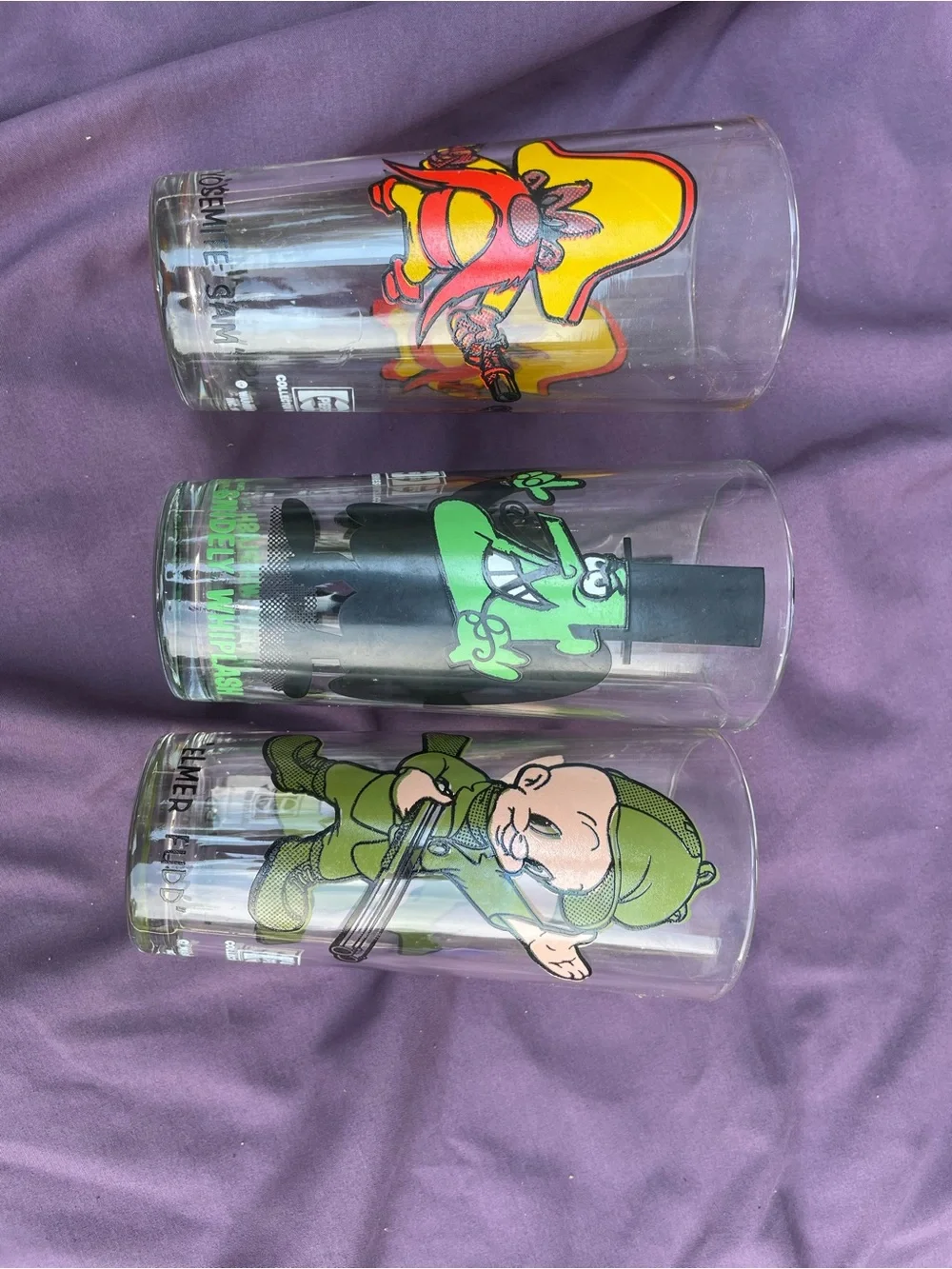 Pepsi Green and Black Cartoon Character Drinking Glass